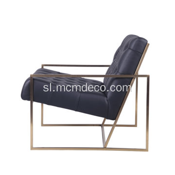 Moderna dnevna soba Lounge Chair iz pravega usnja